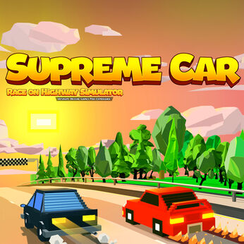 Supreme Car Race on Highway Simulator - Ultimate Driving Games Poly Experience