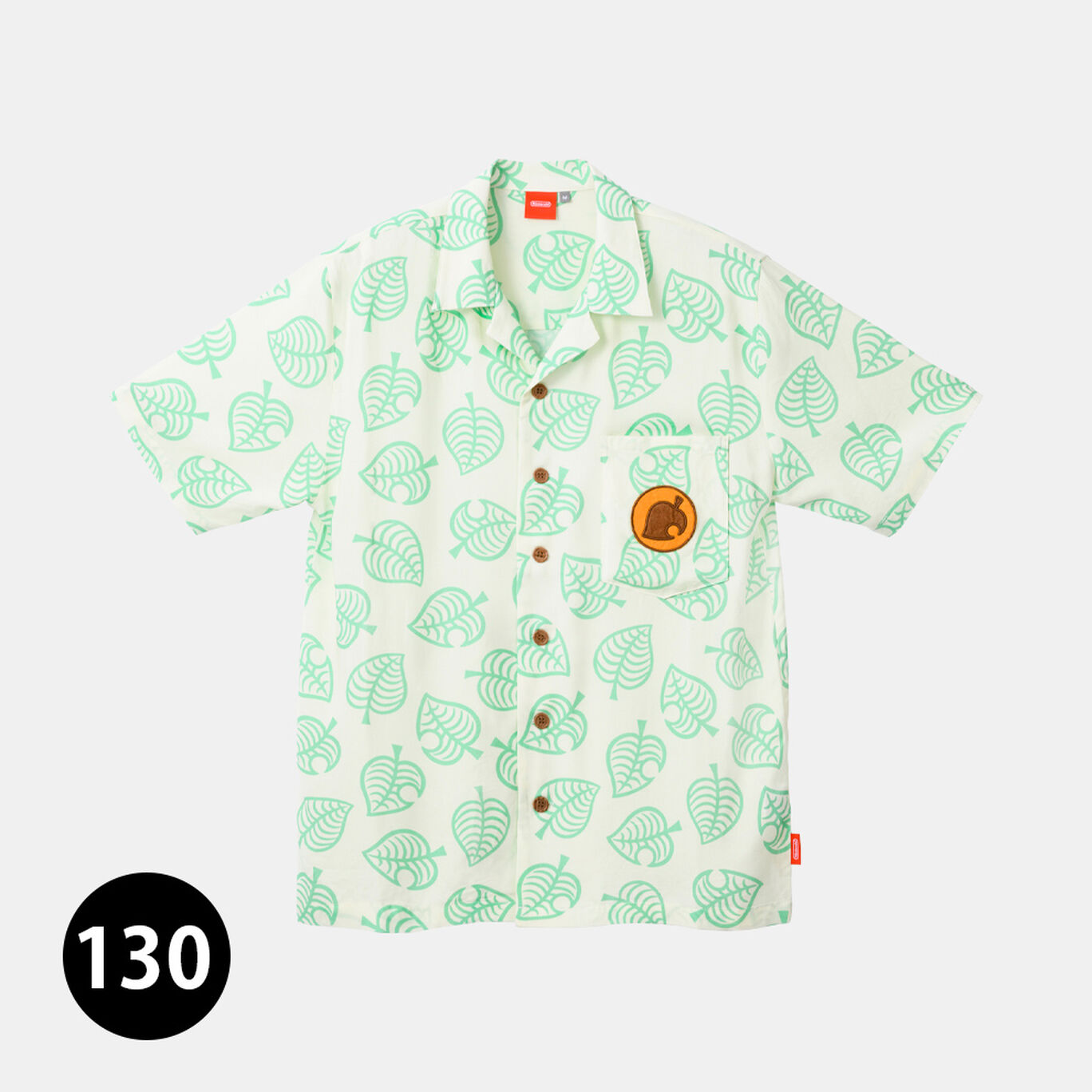 たぬきちのアロハシャツ 130 あつまれ　どうぶつの森【Nintendo TOKYO取り扱い商品】