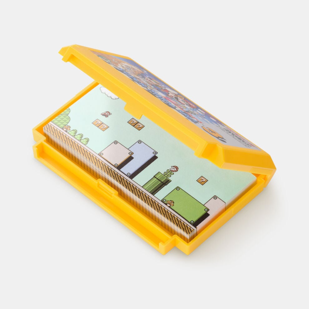 カセット型ケース付きメモ スーパーマリオブラザーズ３【Nintendo