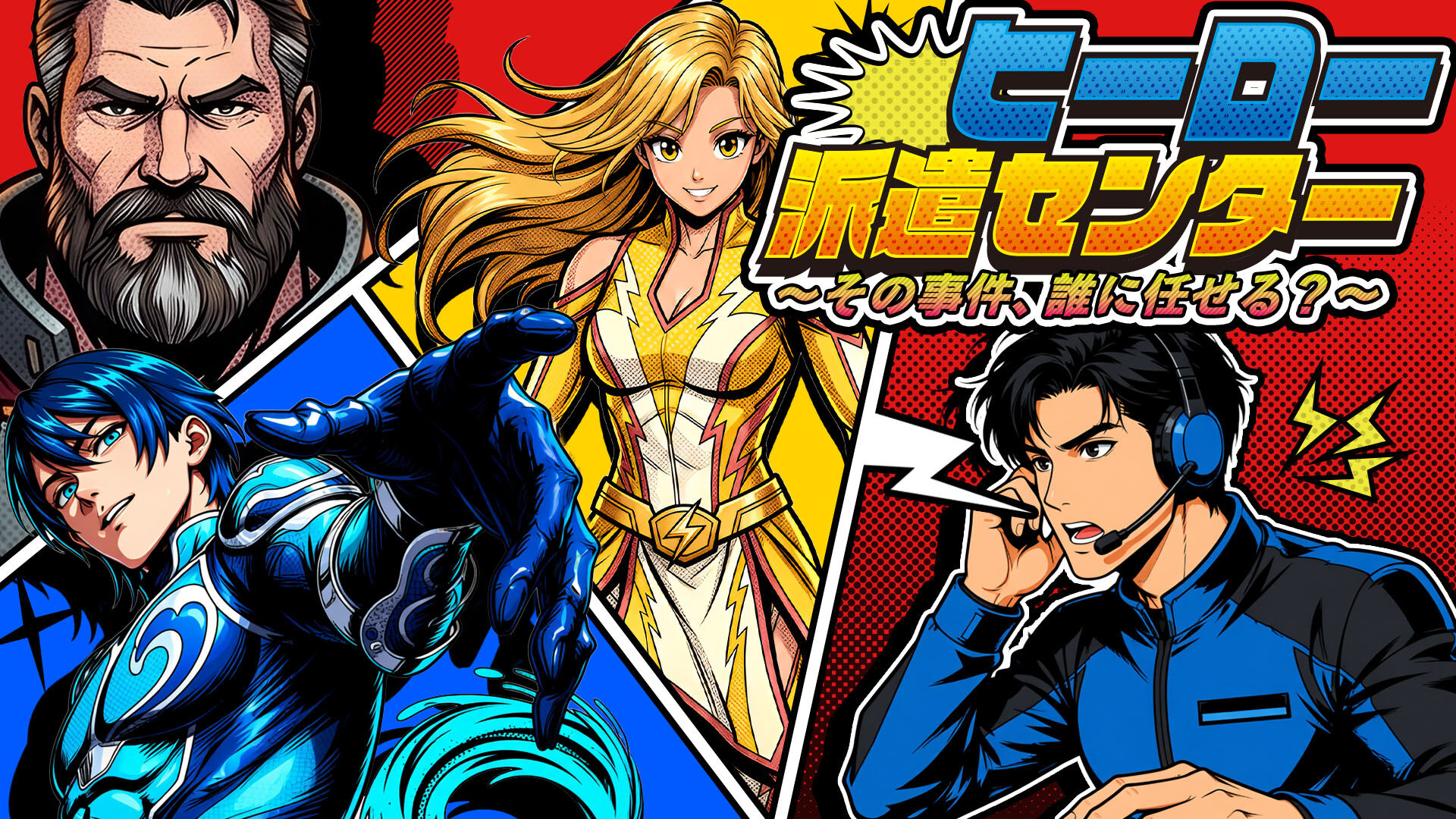 ヒーロー派遣センター 〜その事件、誰に任せる？〜