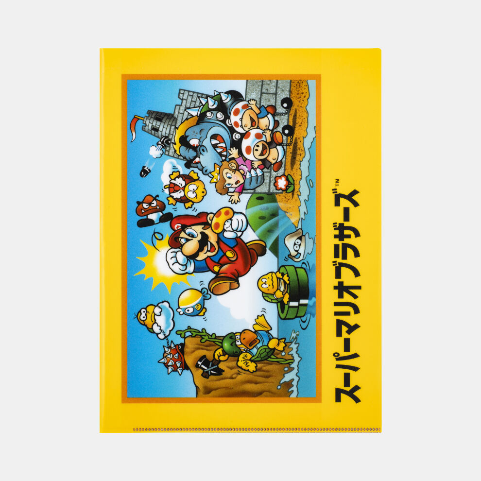 クリアファイル ダブルポケット スーパーマリオブラザーズ【Nintendo TOKYO取り扱い商品】