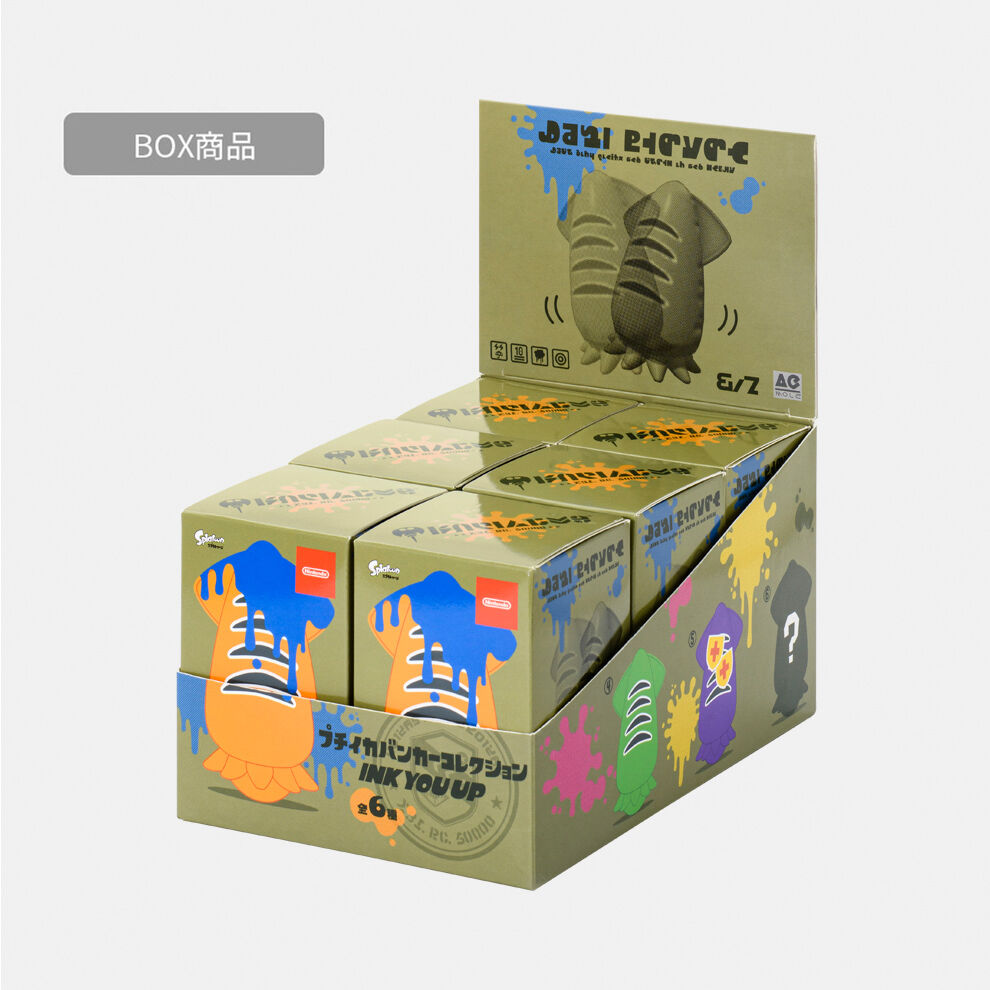 プチイカバンカーコレクション スプラトゥーン Nintendo コンプ BOX-