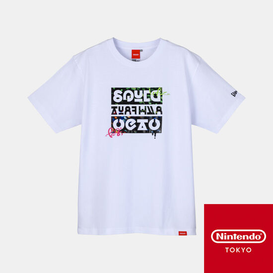 Tシャツ白 SQUID or OCTO Splatoon【Nintendo TOKYO取り扱い商品】