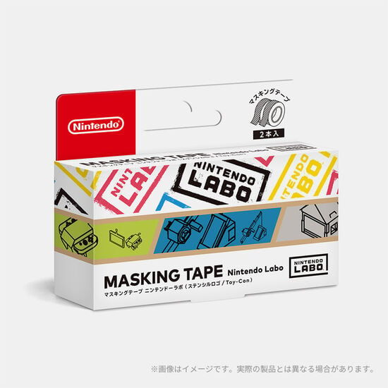 マスキングテープ　Nintendo Labo（ステンシルロゴ／Toy-Con）