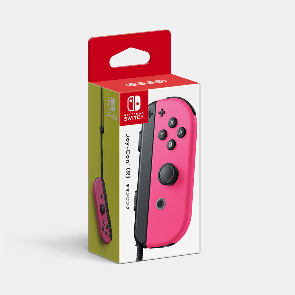 64 Nintendo Switch　ジョイコン　ブルー　ピンク