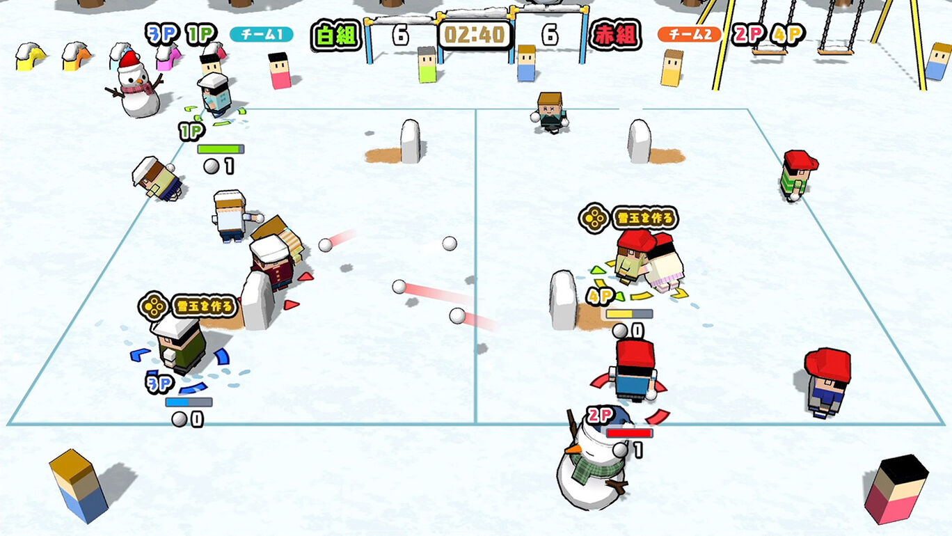 もっと遊べるパック 雪合戦 輪ゴム銃 一輪車レース My Nintendo Store マイニンテンドーストア