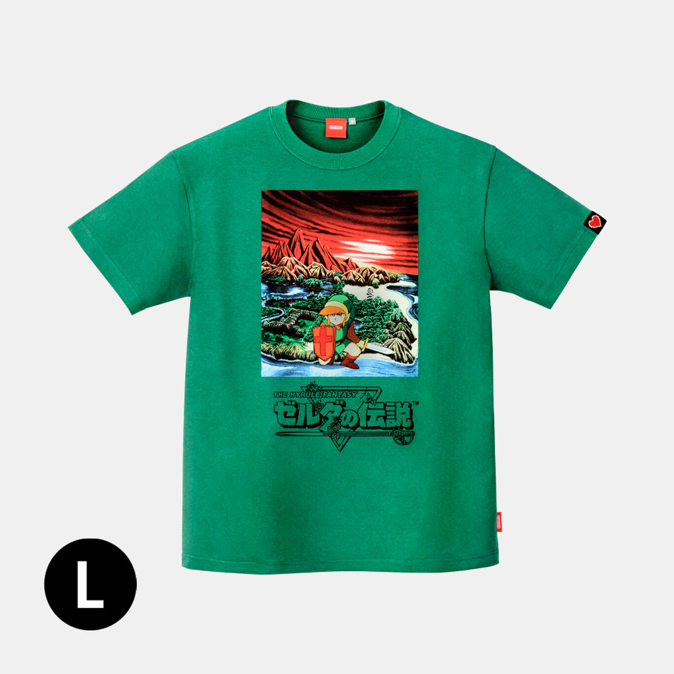 Tシャツ ゼルダの伝説 L【Nintendo TOKYO取り扱い商品】