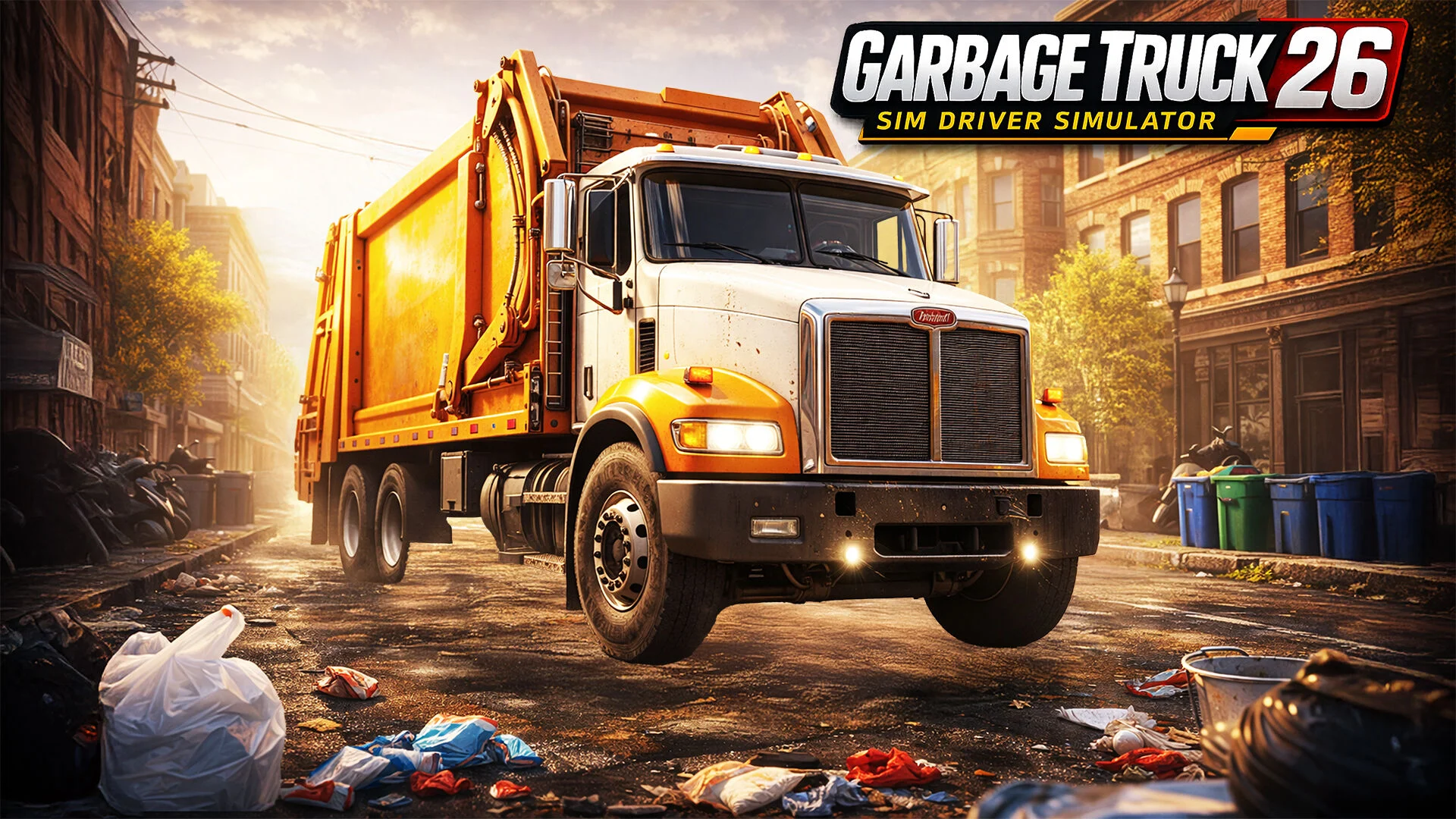 Garbage Truck Sim Driver Simulator 26