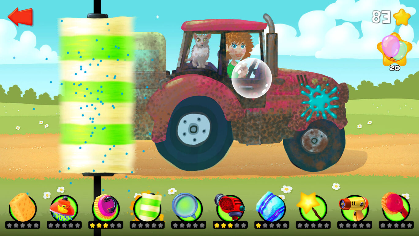 Car Wash - 洗車 幼児と子供のための車とトラックのガレージゲーム