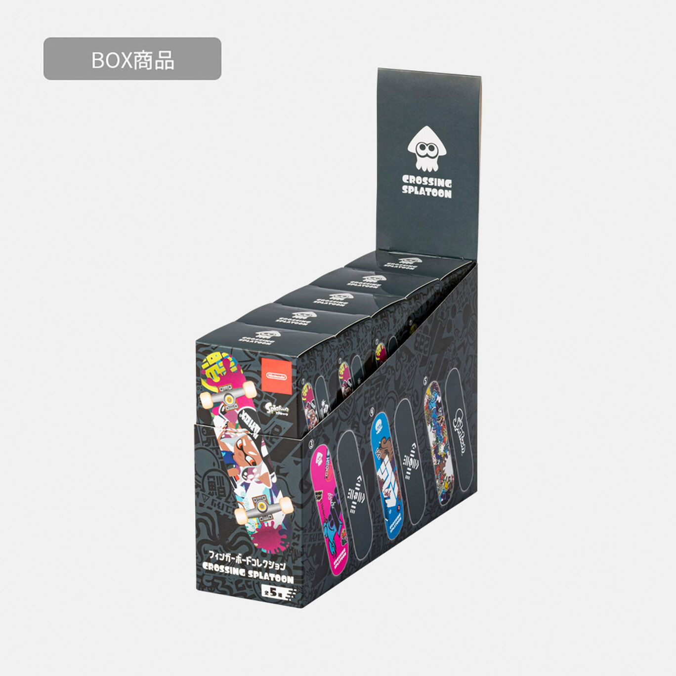 【BOX商品】フィンガーボードコレクション CROSSING SPLATOON【Nintendo TOKYO/OSAKA取り扱い商品】