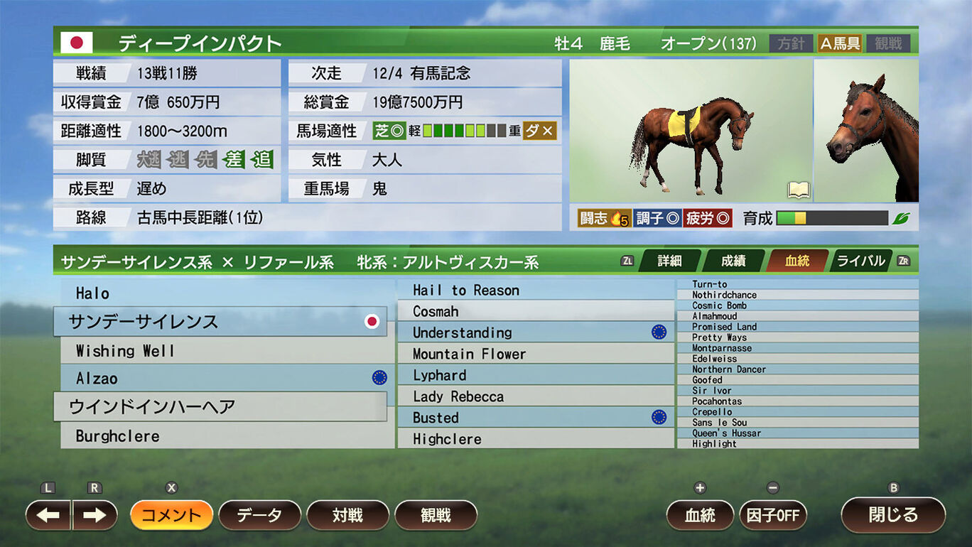 Winning Post 9 追加コンテンツ 名馬購入権フルセット 全１８頭 My Nintendo Store マイニンテンドーストア
