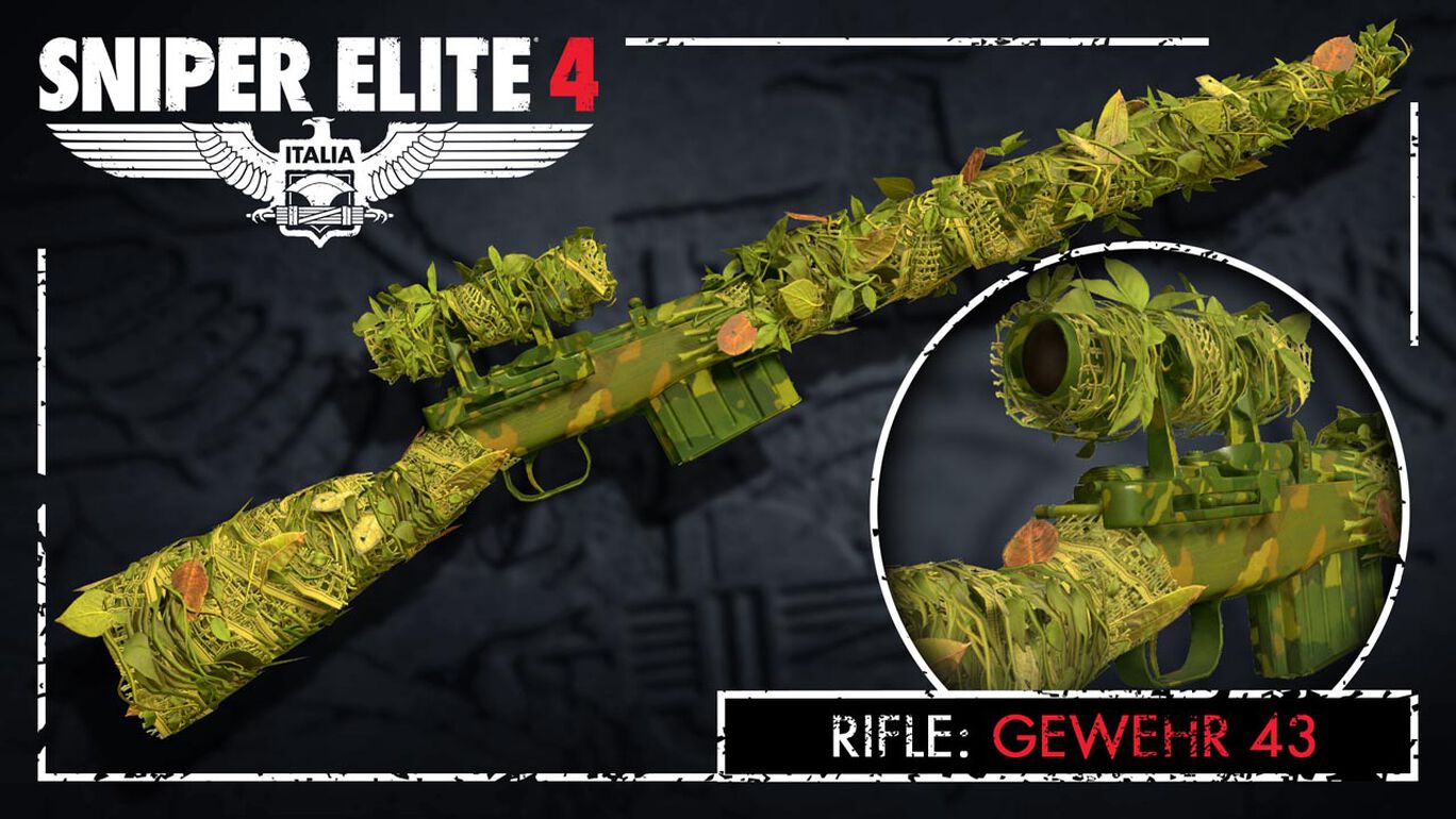 Sniper Elite 4 - Camouflage Rifles Skin Pack