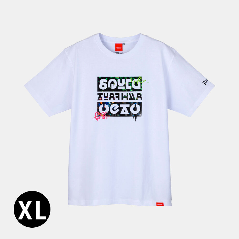 Tシャツ白 SQUID or OCTO Splatoon【Nintendo TOKYO取り扱い商品 