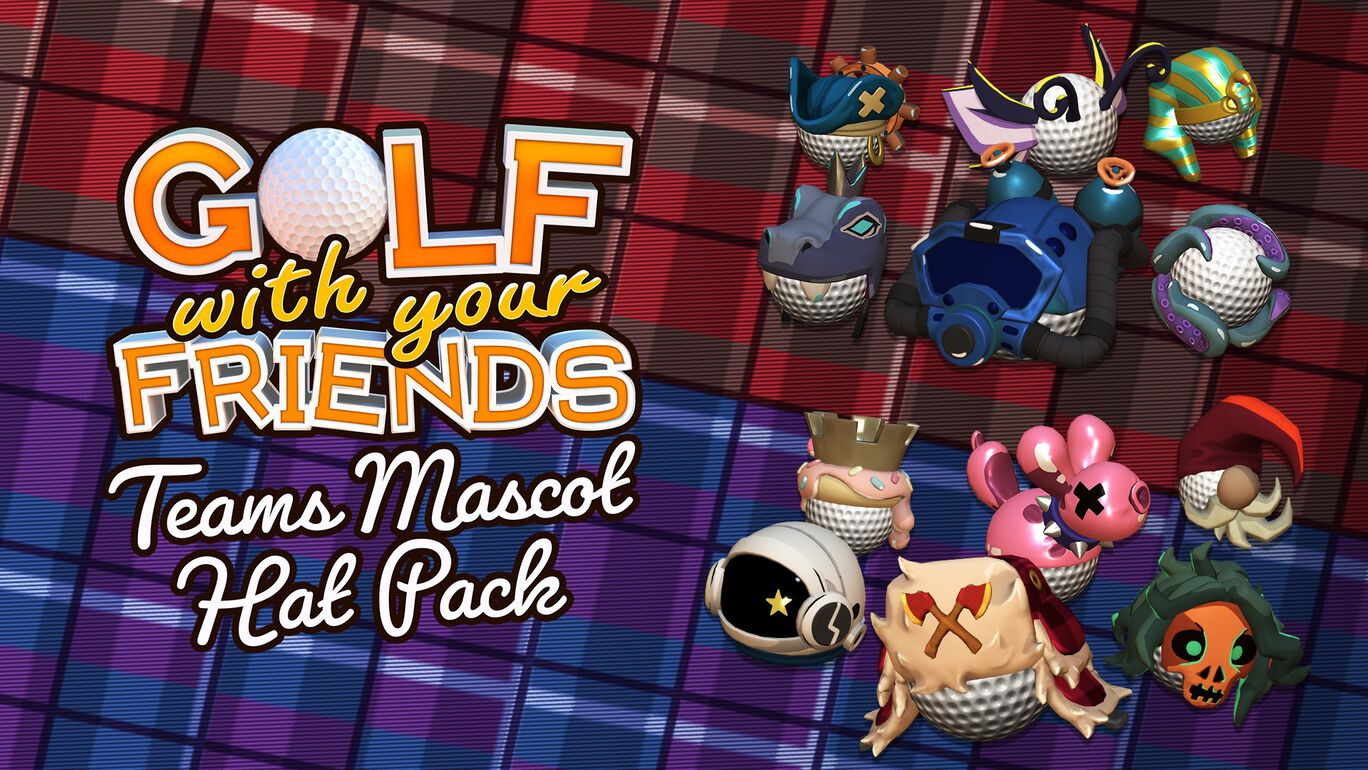 Golf With Your Friends - Teams Mascot Hat Pack