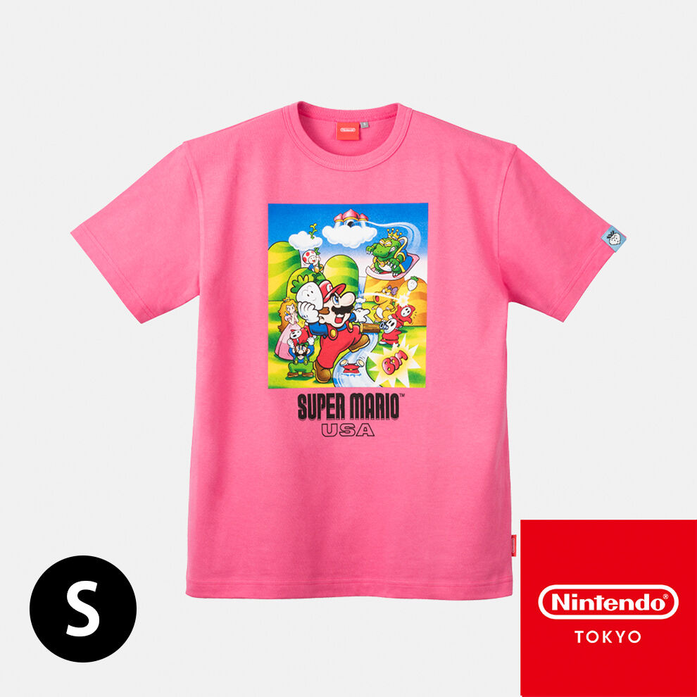 Tシャツ スーパーマリオUSA S【Nintendo TOKYO/OSAKA取り扱い商品】