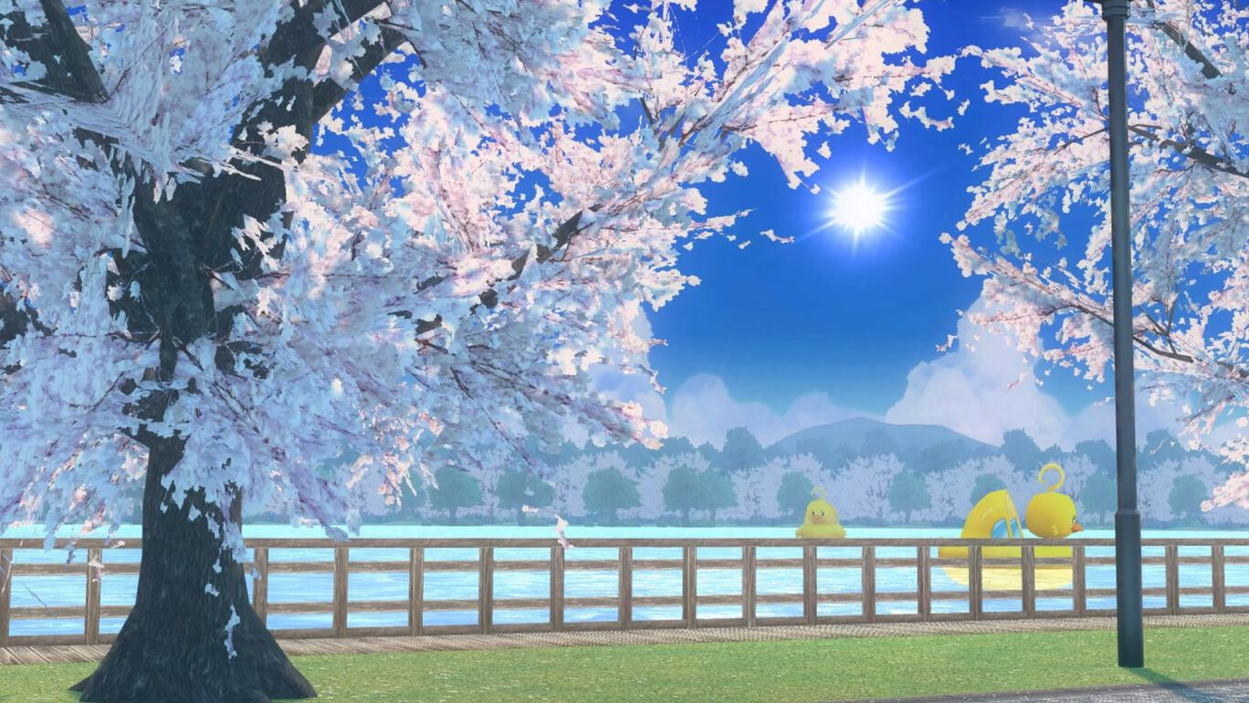 【LoveR KissスペシャルDLC】ストーリードレスチェンジ＆桜並木と春のコーデ