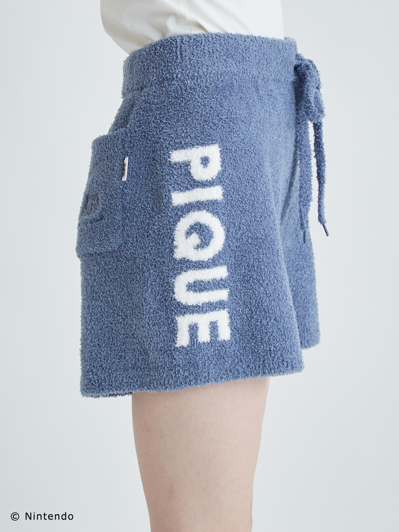 スーパーマリオ レディースパーカー ショートパンツセット Blue マリオ F Super Mario Meets Gelato Pique My Nintendo Store マイニンテンドーストア