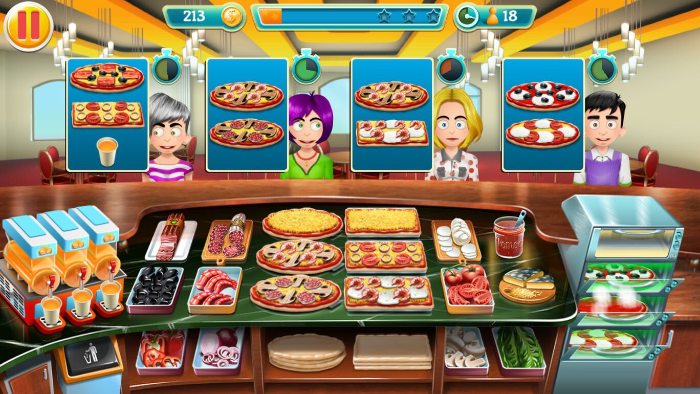 クッキング・タイクーン 3ゲームパック - Pizza Bar Tycoon New Levels #2