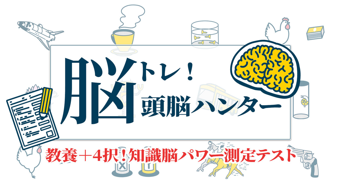 脳トレ！頭脳ハンターー教養＋4択！知識脳パワー測定テストー