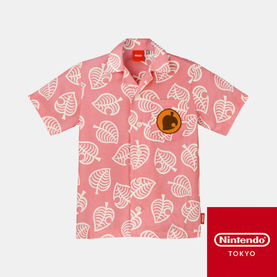 しずえのアロハシャツ あつまれ　どうぶつの森【Nintendo TOKYO/OSAKA取り扱い商品】