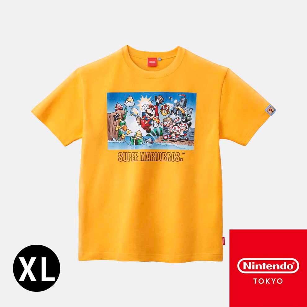 Tシャツ スーパーマリオブラザーズ XL【Nintendo TOKYO取り扱い商品】