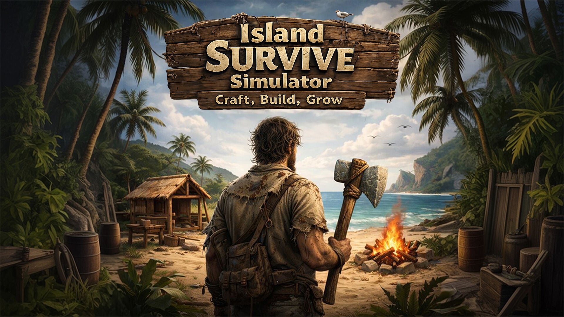 Island Survive Simulator - Craft, Build, Grow