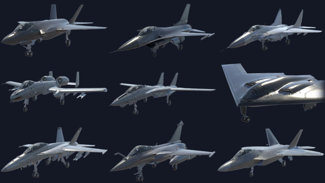 すべての航空機をアンロックします