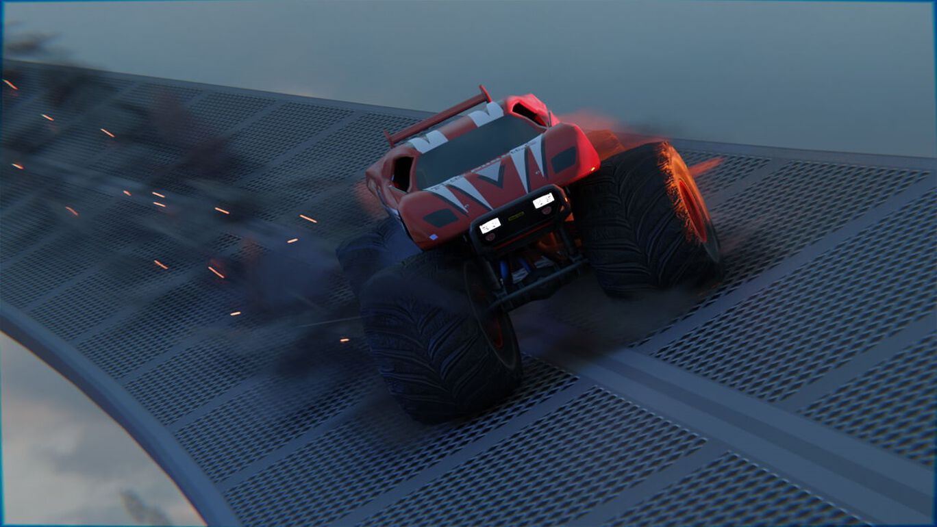 Monster Impossible Truck No Limit Adventure Drive Simulator Sport 3D