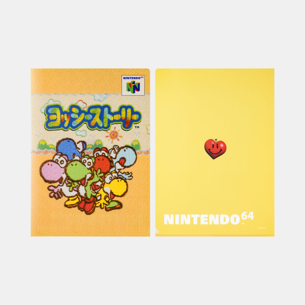 ケース入りA4クリアファイル6枚セット NINTENDO 64【Nintendo TOKYO 
