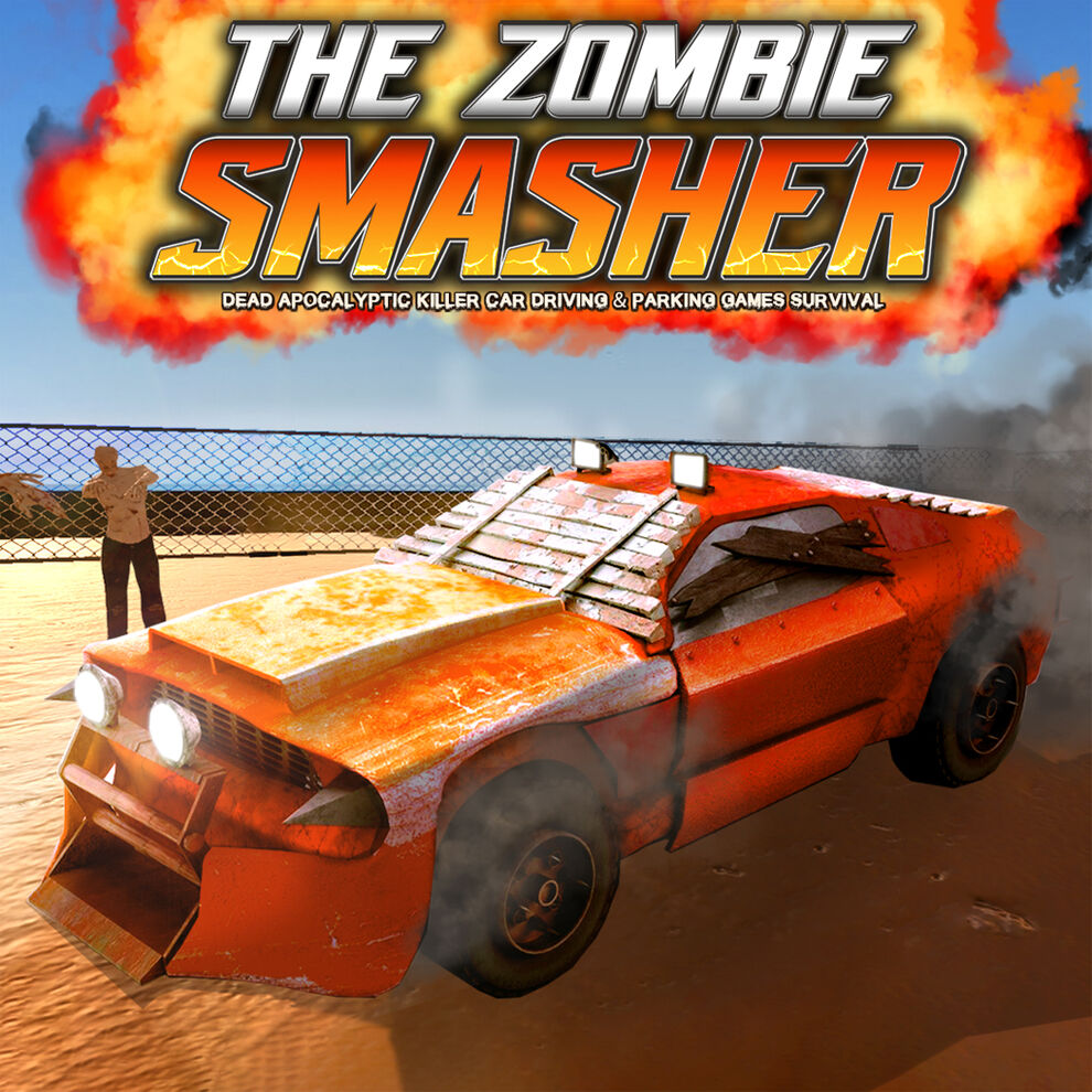 The Zombie Smasher - Dead Apocalyptic Killer Car Driving & Parking Games Survival