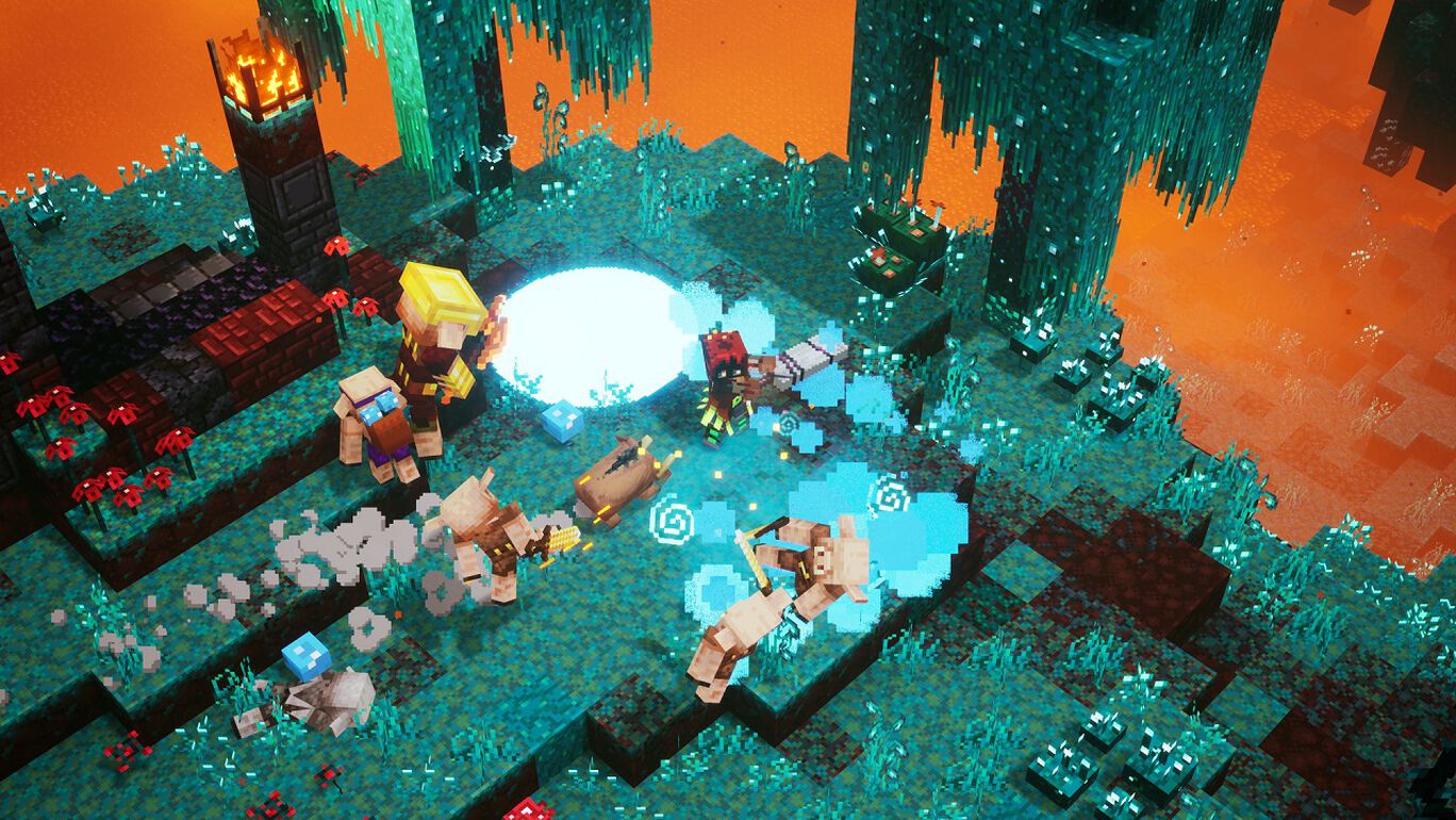 Minecraft Dungeons Flames Of The Nether ネザーの炎 My Nintendo Store マイニンテンドーストア Minecraft Dungeons Flames Of The Nether ネザーの炎 My Nintendo Store マイニンテンドーストア