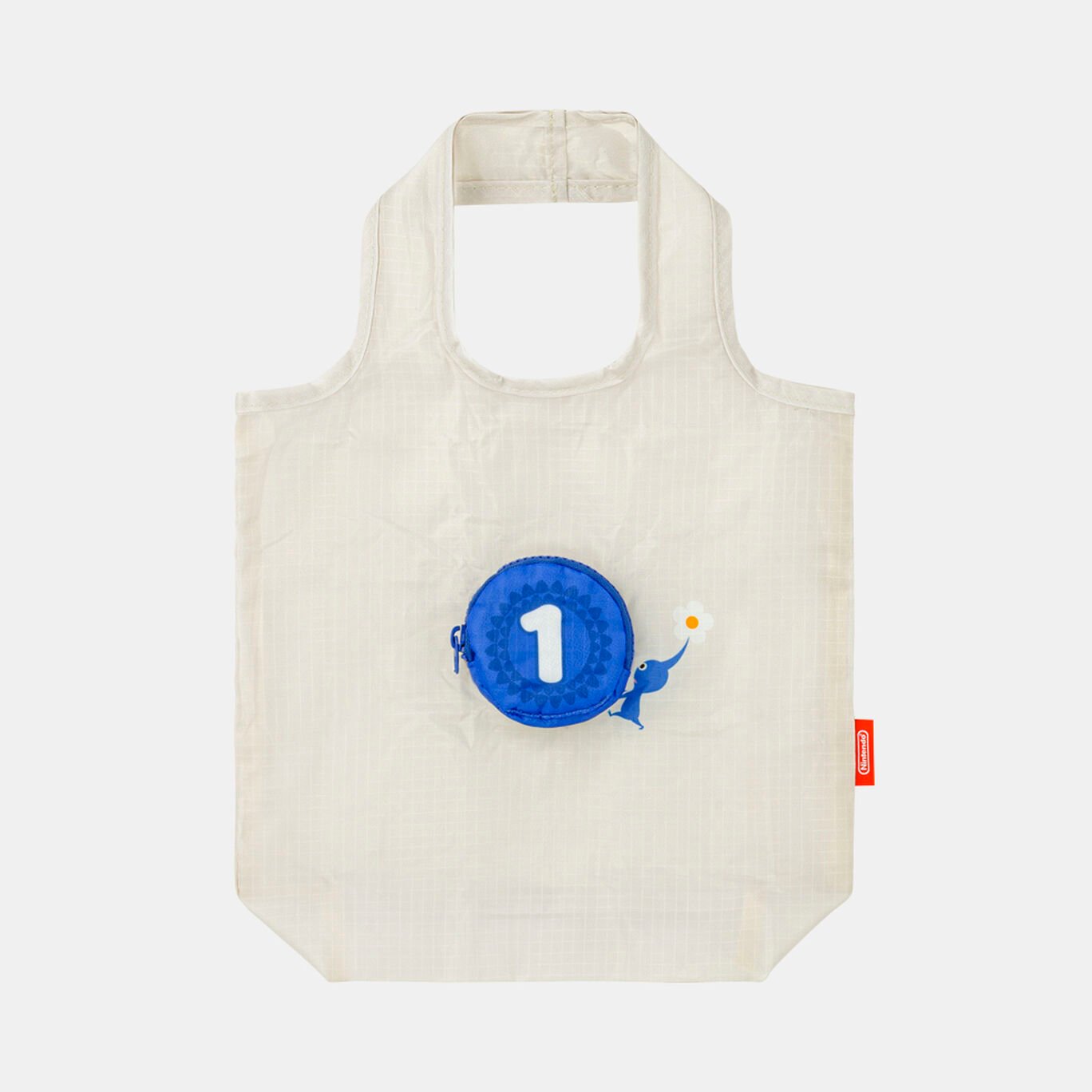 折りたたみバッグ 青1ペレット PIKMIN【Nintendo TOKYO取り扱い商品】