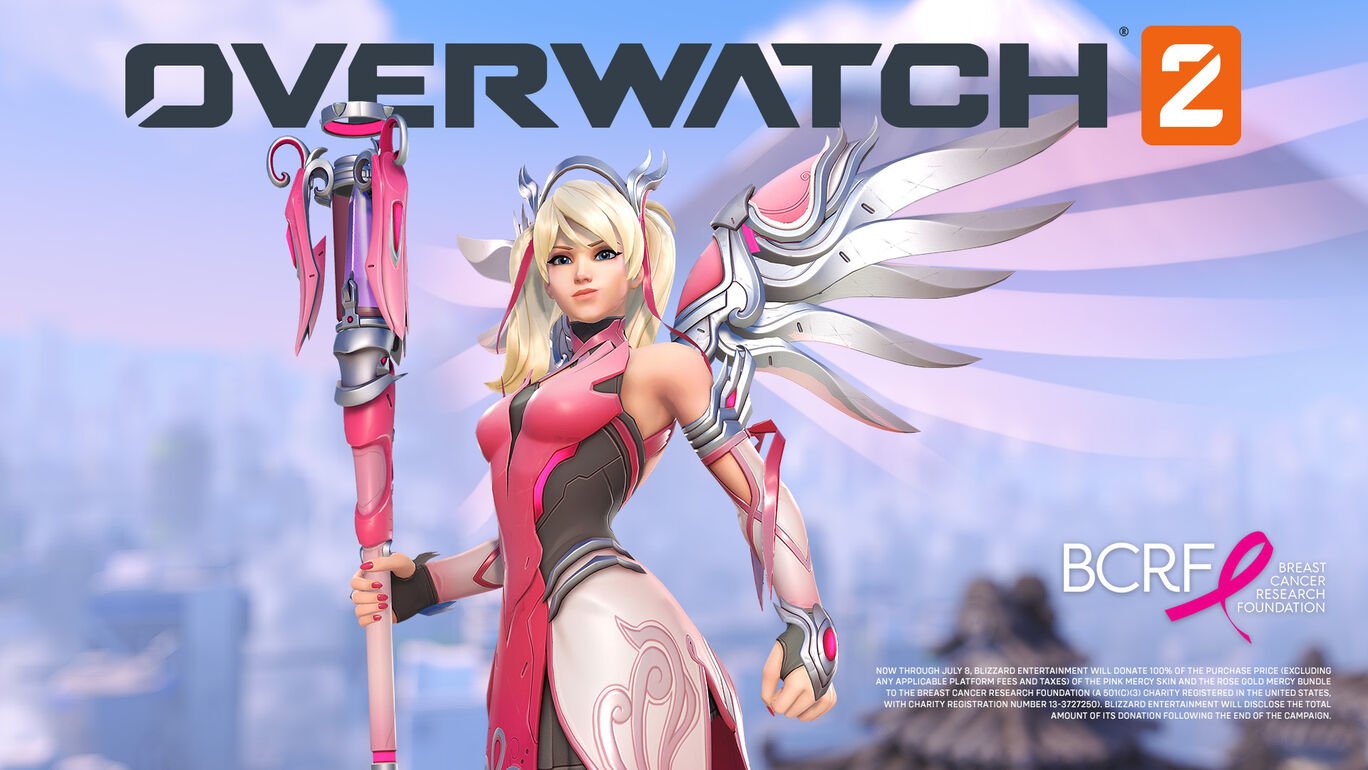 「オーバーウォッチ 2」：マーシー用スキン「ピンク｣