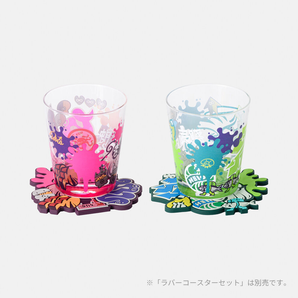 グラスセット SQUID or OCTO Splatoon【Nintendo TOKYO取り扱い商品 