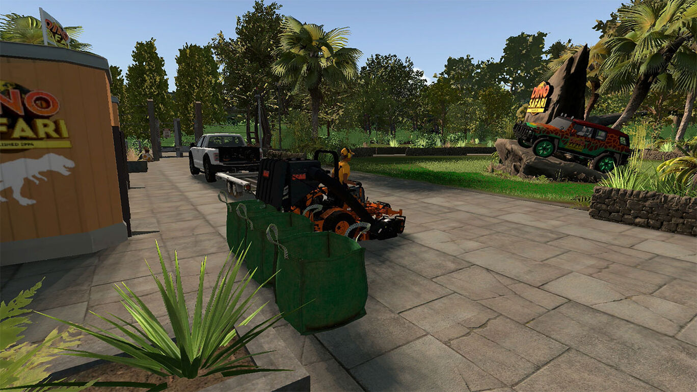 Lawn Mowing Simulator - Dino Safari DLC