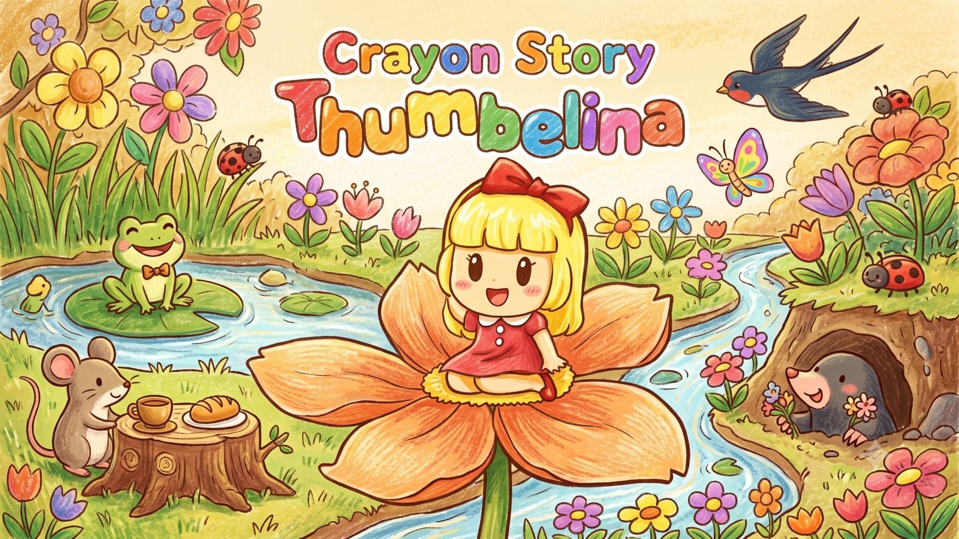Crayon Story: Thumbelina