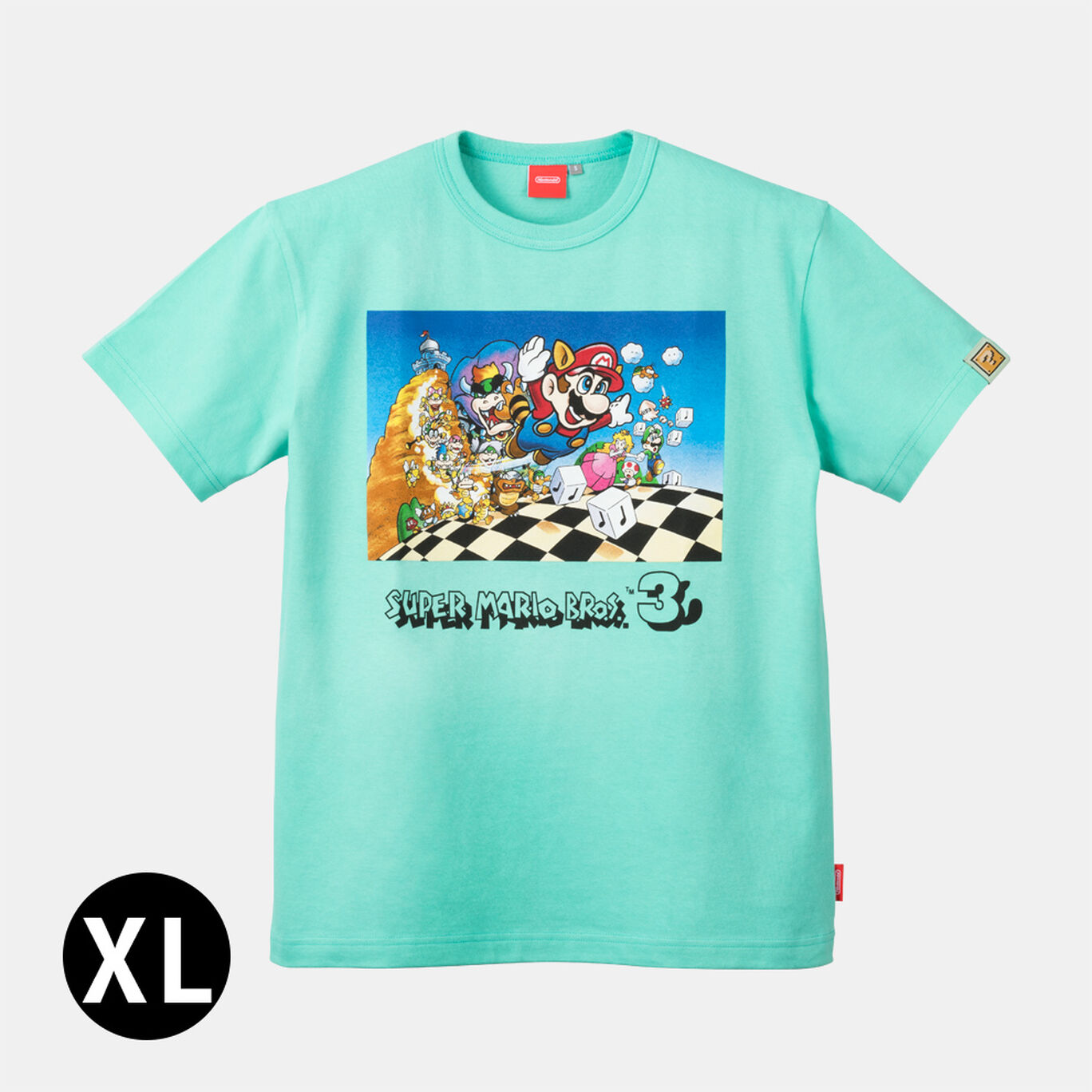 Tシャツ スーパーマリオブラザーズ３ XL【Nintendo TOKYO取り扱い商品】
