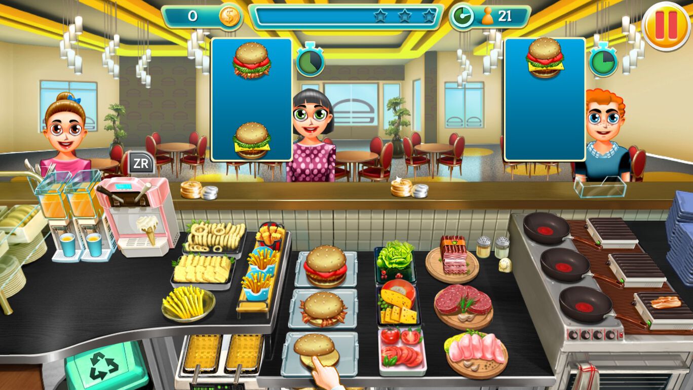クッキング・タイクーン 3ゲームパック - Burger Chef Tycoon New Levels #1