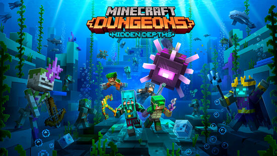 Minecraft Dungeons: Hidden Depths (未知なる深海) 