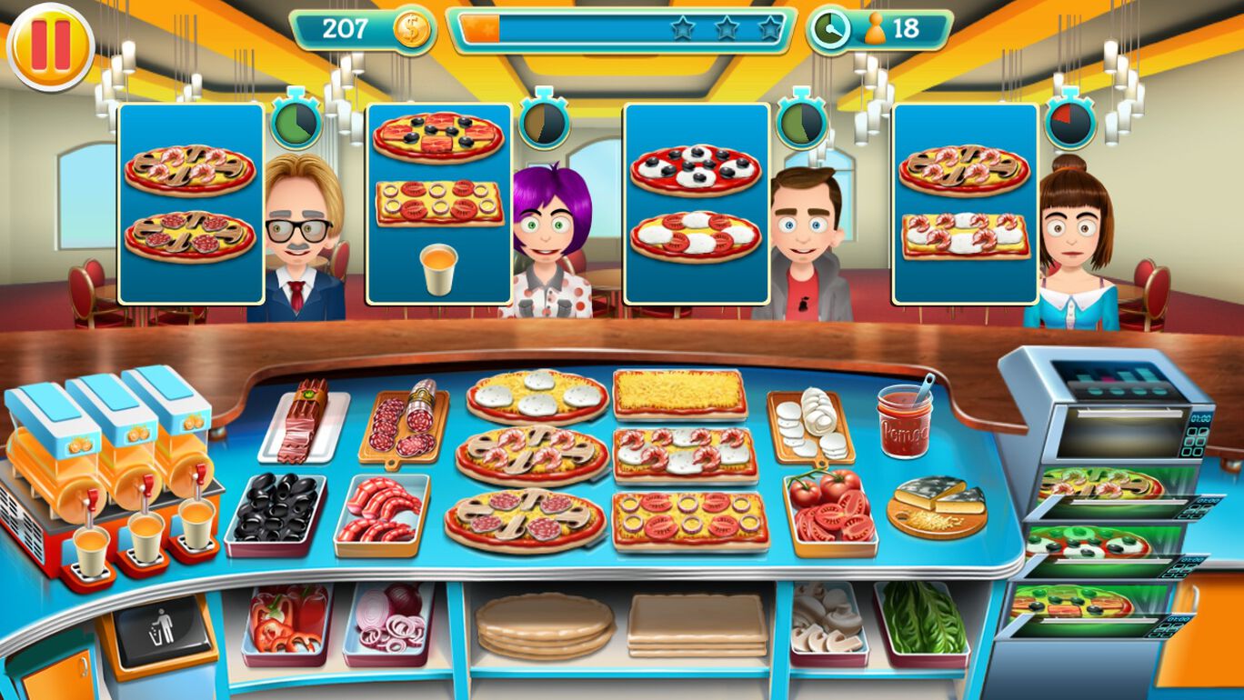 クッキング・タイクーン 3ゲームパック - Pizza Bar Tycoon New Levels #1