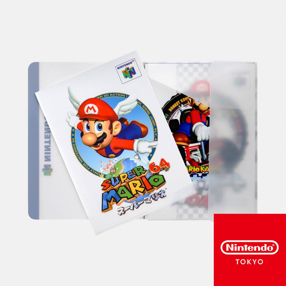 ケース入りA4クリアファイル6枚セット NINTENDO 64【Nintendo TOKYO取り扱い商品】