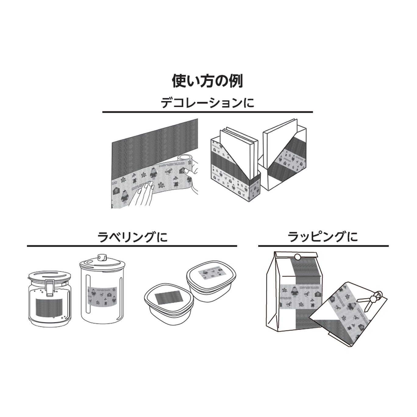 デコレーションマスキングテープ  あつまれ　どうぶつの森　ハッピーホームパラダイス【Nintendo TOKYO取り扱い商品】