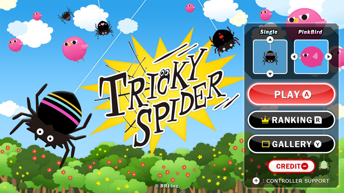 Tricky Spider トリッキースパイダー ダウンロード版 My Nintendo Store マイニンテンドーストア