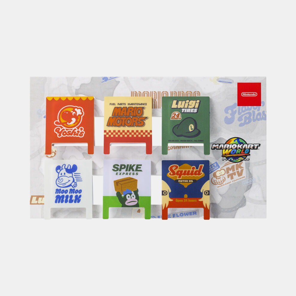 看板クリップセット マリオカート ワールド【Nintendo TOKYO取り扱い