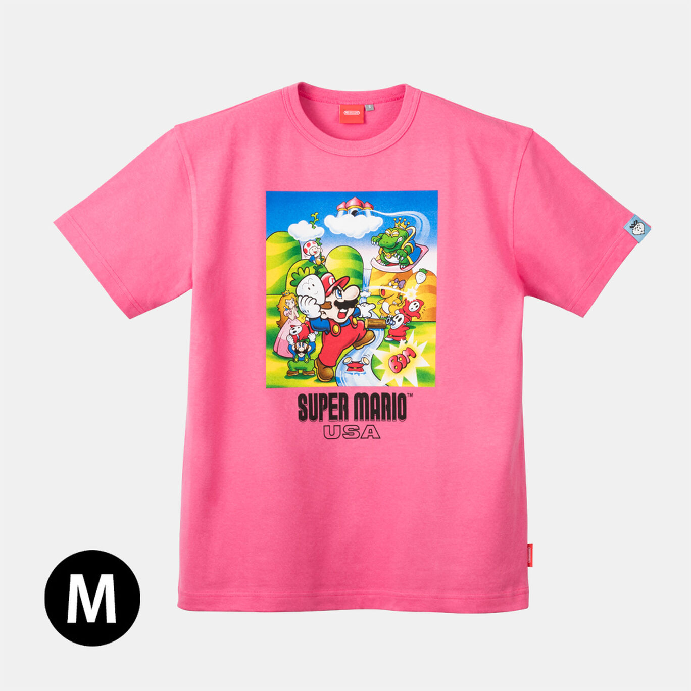 Tシャツ スーパーマリオUSA M【Nintendo TOKYO取り扱い商品】