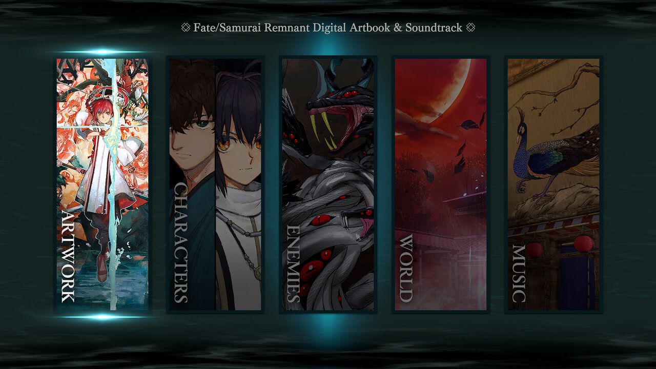 Fate/Samurai Remnant material サントラCD付 美品 