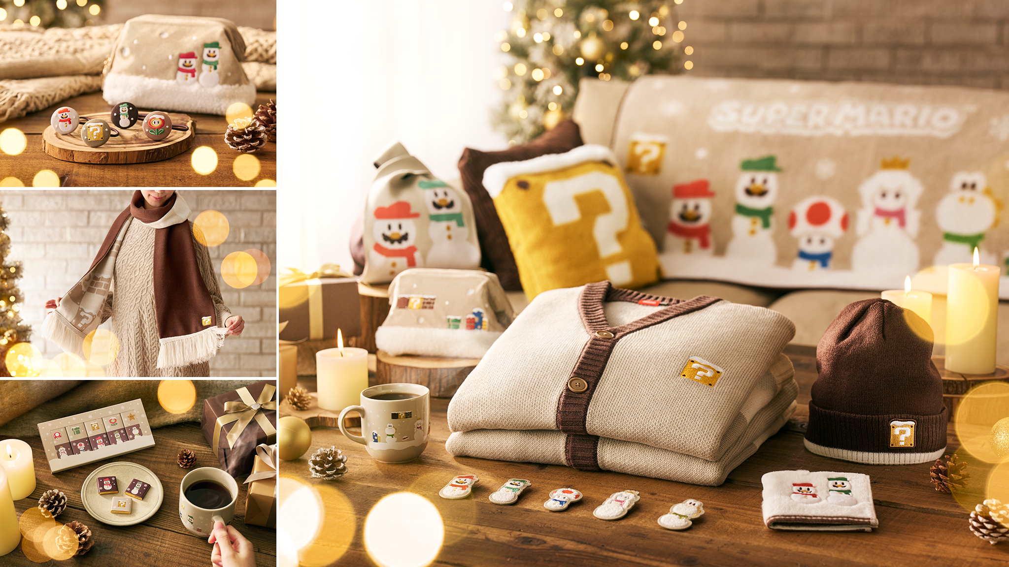 「スーパーマリオウィンターコレクション」に新グッズが登場。の画像