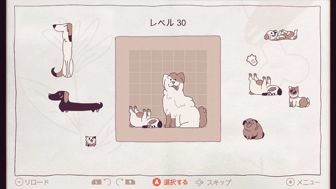 Dogs Organized Neatly