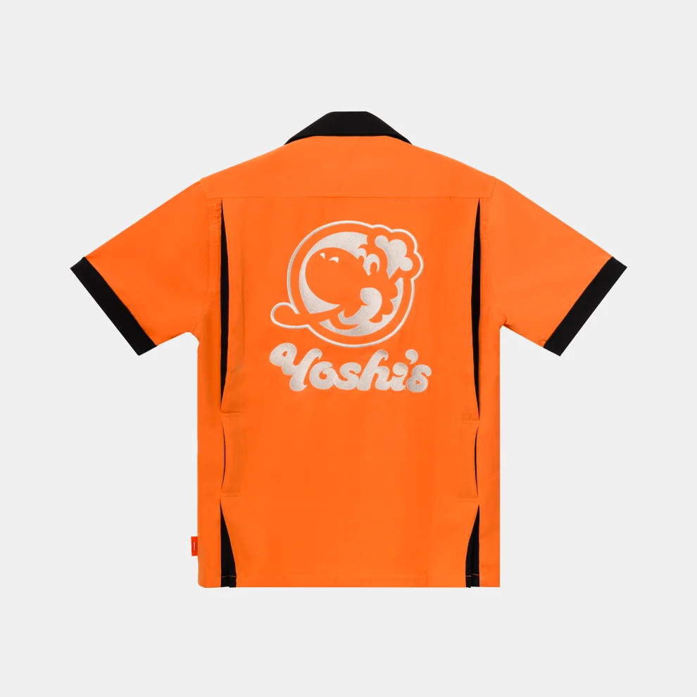 ボウリングアソシエーション トーナメントマネージャーシャツ ボウリングシャツ Yoshi's マリオカート ワールド【Nintendo TOKYO