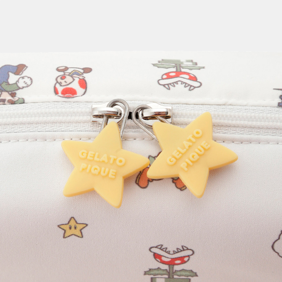 スーパーマリオ】総柄ポーチ OWHT F【SUPER MARIO meets GELATO PIQUE